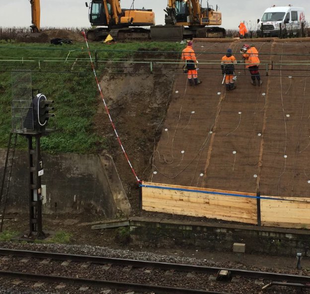 Talus SNCF – Premeaux-Prissey, France