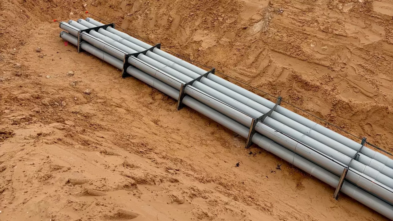 Duct bank installed with DBA