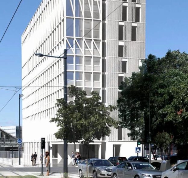 Immeuble de bureaux, Tours, France